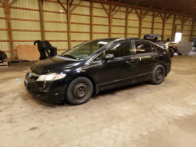 2HGFA166X9H102327 - 2009 HONDA CIVIC LX-S Սև լուսանկար 1