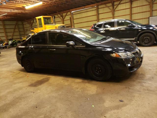 2HGFA166X9H102327 - 2009 HONDA CIVIC LX-S Սև լուսանկար 4