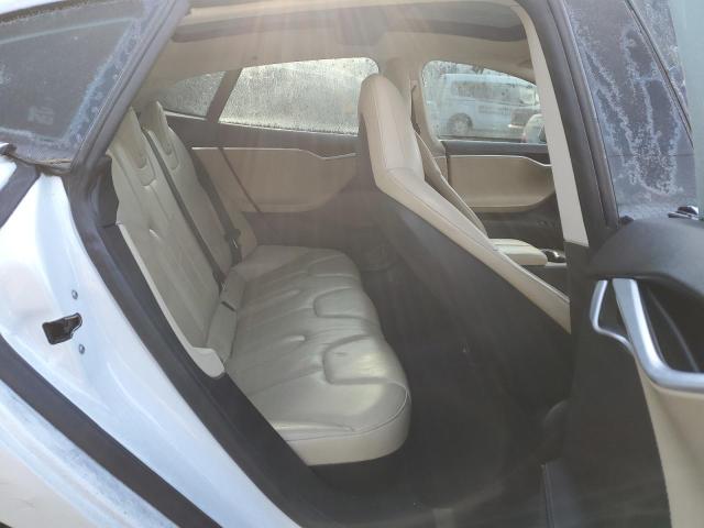 5YJSA1H18EFP52532 - 2014 TESLA MODEL S თეთრი ფოტო 10