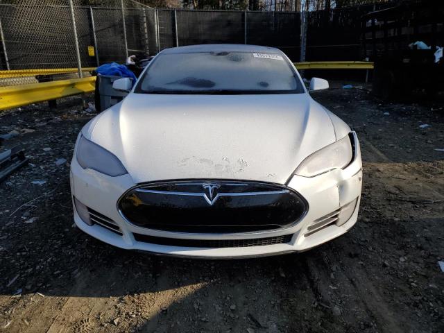 5YJSA1H18EFP52532 - 2014 TESLA MODEL S თეთრი ფოტო 5