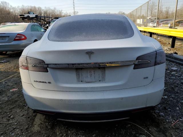 5YJSA1H18EFP52532 - 2014 TESLA MODEL S WHITE photo 6