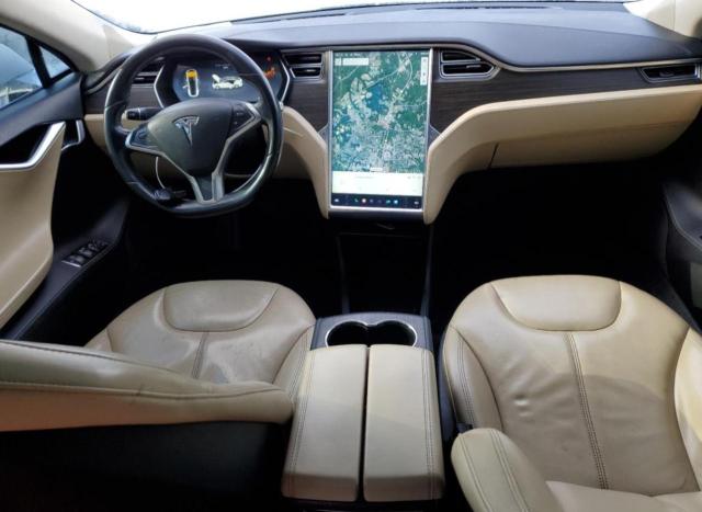 5YJSA1H18EFP52532 - 2014 TESLA MODEL S თეთრი ფოტო 8