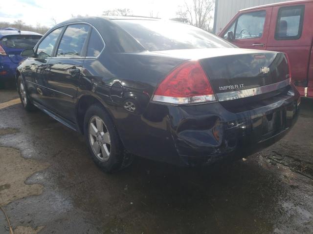 2G1WB5EK6A1215585 - 2010 CHEVROLET IMPALA LT BLACK photo 2