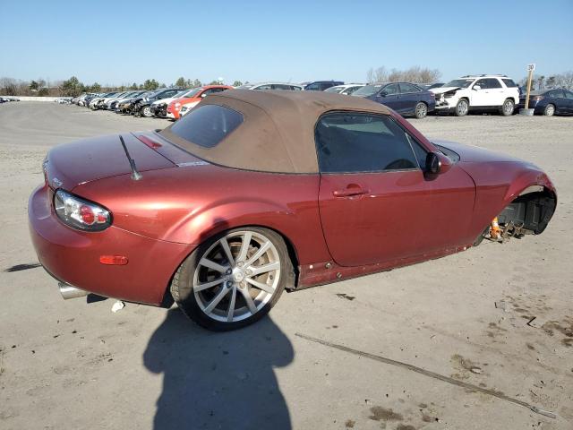 JM1NC25F870123271 - 2007 MAZDA MX-5 MIATA RED photo 3