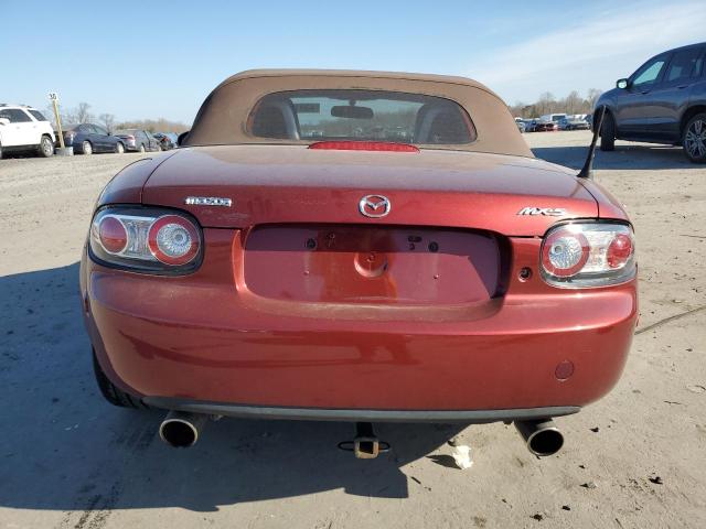 JM1NC25F870123271 - 2007 MAZDA MX-5 MIATA RED photo 6