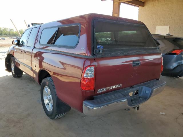 5TBRU34136S478296 - 2006 TOYOTA TUNDRA ACCESS CAB SR5 BURGUNDY photo 2
