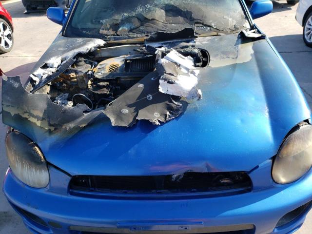 JF1GG296X2G831728 - 2002 SUBARU IMPREZA WRX BLUE photo 11