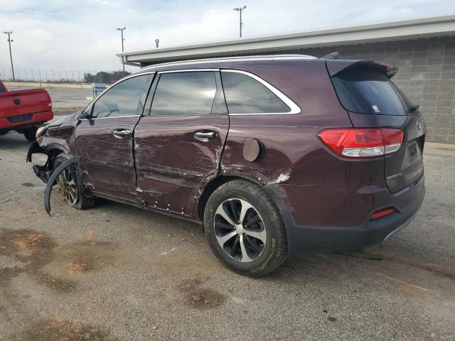 5XYPH4A18HG278155 - 2017 KIA SORENTO EX BURGUNDY photo 2