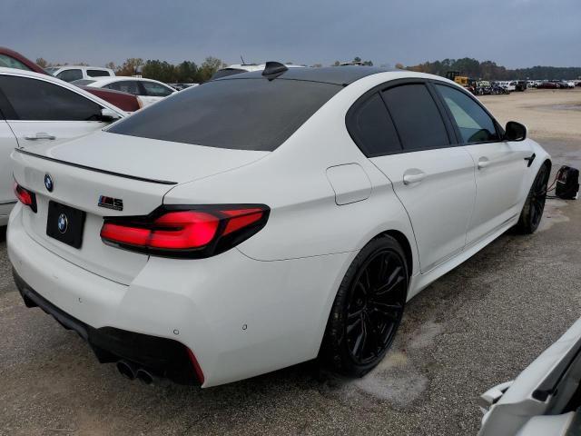 WBS83CH03MCF15445 - 2021 BMW M5 WHITE photo 3