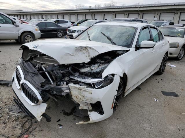 3MW5R7J5XK8A04836 - 2019 BMW 330XI WHITE photo 1