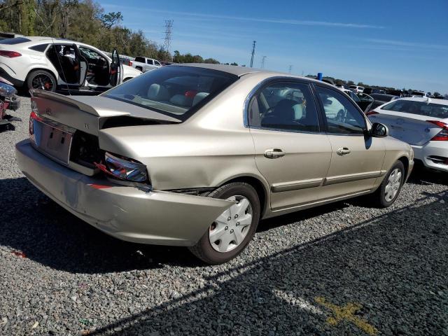 KNAGD126345276589 - 2004 KIA OPTIMA LX BEIGE photo 3