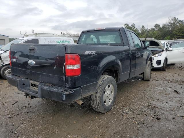1FTRF14W57NA49816 - 2007 FORD F150 Чорний фото 3