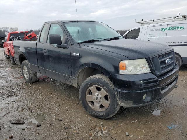 1FTRF14W57NA49816 - 2007 FORD F150 Чорний фото 4