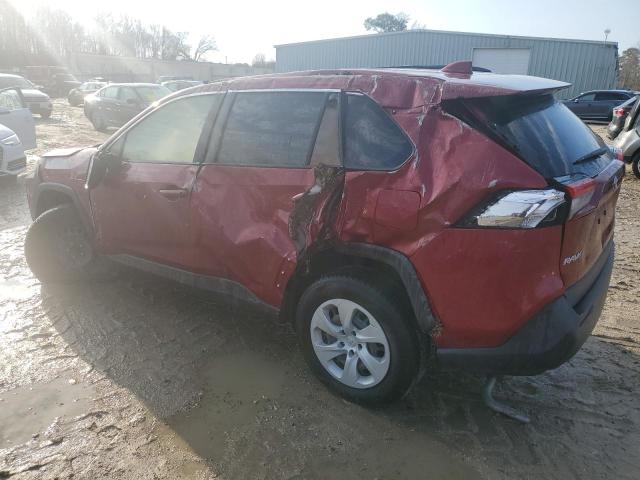 JTMG1RFV6KJ013562 - 2019 TOYOTA RAV4 LE RED photo 2