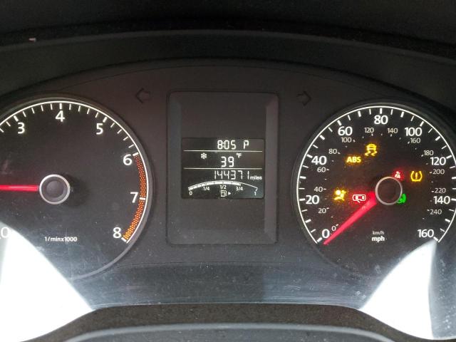 3VW2K7AJ0DM212965 - 2013 VOLKSWAGEN JETTA BASE Արծաթագույն լուսանկար 9