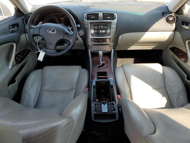 JTHBK262382059565 - 2008 LEXUS IS 250 SILVER photo 8