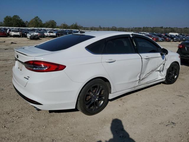 3FA6P0LU2JR124055 - 2018 FORD FUSION SE HYBRID WHITE photo 3