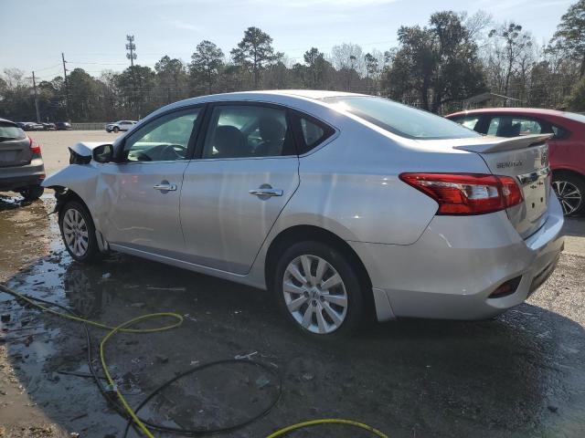 3N1AB7AP6GY286880 - 2016 NISSAN SENTRA S SILVER photo 2