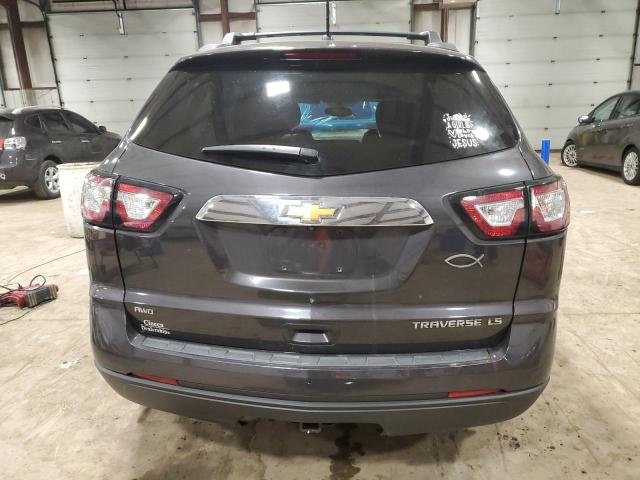 1GNKVFKD8FJ240632 - 2015 CHEVROLET TRAVERSE LS GRAY photo 6