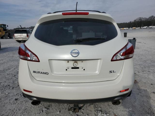 JN8AZ1MU1CW105326 - 2012 NISSAN MURANO S WHITE photo 6