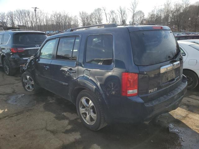 5FNYF4H61CB078651 - 2012 HONDA PILOT EXL BLUE photo 2