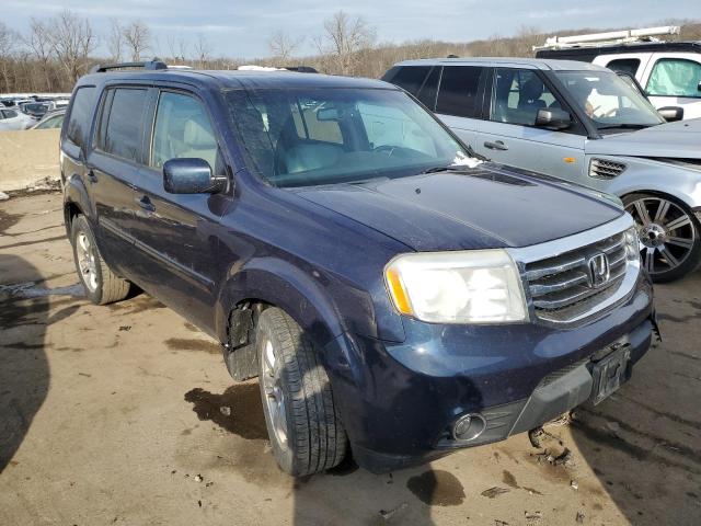 5FNYF4H61CB078651 - 2012 HONDA PILOT EXL BLUE photo 4