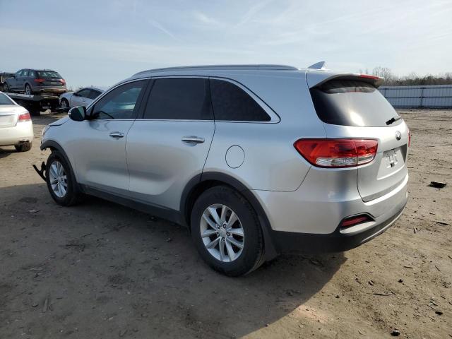 5XYPG4A50GG110112 - 2016 KIA SORENTO LX SILVER photo 2