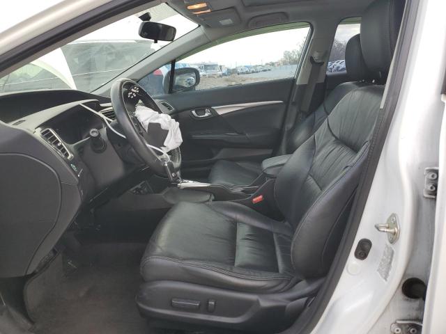 19XFB2F99EE084016 - 2014 HONDA CIVIC EXL თეთრი ფოტო 7