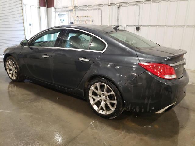 2G4GV5GVXD9157704 - 2013 BUICK REGAL GS CHARCOAL photo 2