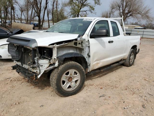 5TFRM5F16FX084088 - 2015 TOYOTA TUNDRA DOUBLE CAB SR/SR5 WHITE photo 1