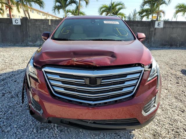 1GYKNARS5HZ303412 - 2017 CADILLAC XT5 BURGUNDY photo 5