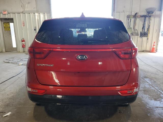 KNDPMCAC4K7578948 - 2019 KIA SPORTAGE LX RED photo 6