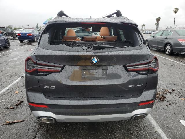 5UX43DP01P9P80472 - 2023 BMW X3 SDRIVE30I GRAY photo 6