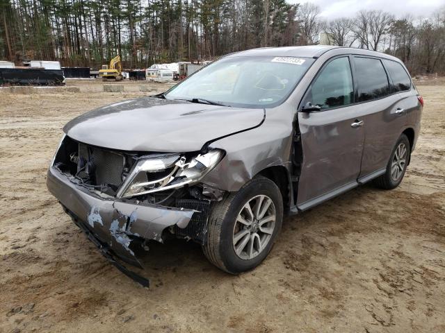 5N1AR2MMXDC679147 - 2013 NISSAN PATHFINDER S BROWN photo 1