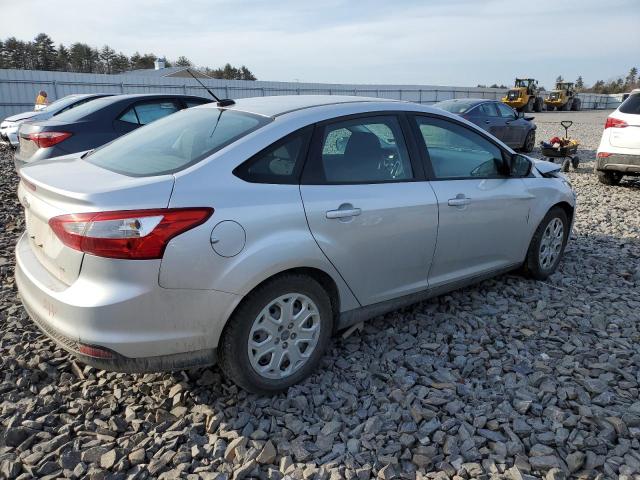 1FAHP3F2XCL441796 - 2012 FORD FOCUS SE SILVER photo 3