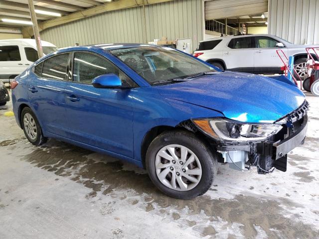 KMHD74LF9HU073856 - 2017 HYUNDAI ELANTRA SE BLUE photo 4