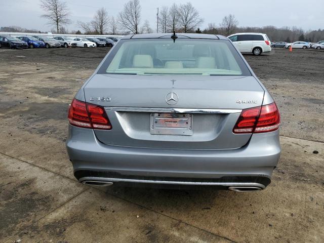 WDDHF8JB5EA973950 - 2014 MERCEDES-BENZ E 350 4MATIC SILVER photo 6