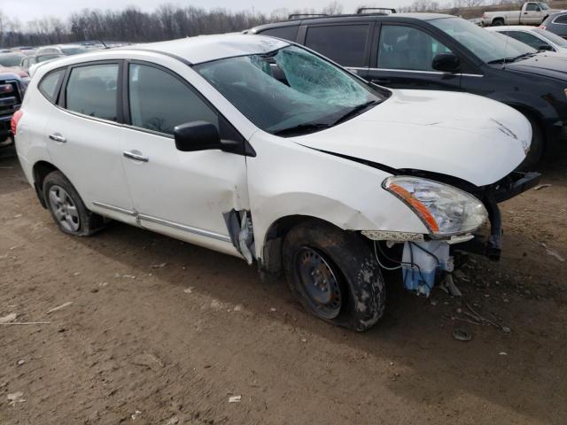 JN8AS5MT8DW026269 - 2013 NISSAN ROGUE S WHITE photo 4