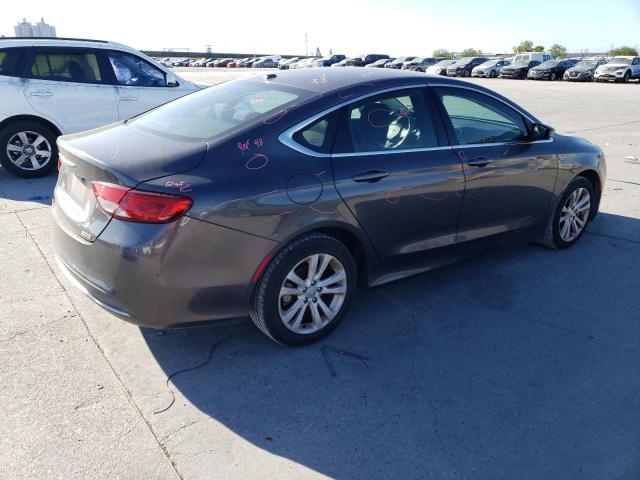 1C3CCCAB3FN675542 - 2015 CHRYSLER 200 LIMITED GRAY photo 3