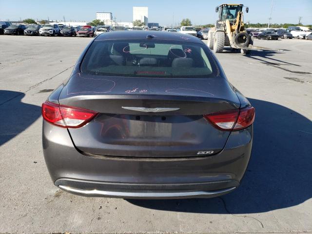 1C3CCCAB3FN675542 - 2015 CHRYSLER 200 LIMITED GRAY photo 6