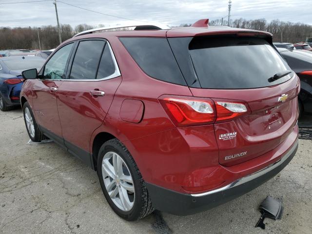 2GNAXXEV8M6130867 - 2021 CHEVROLET EQUINOX PREMIER RED photo 2