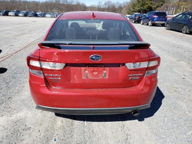 4S3GKAK63H3603499 - 2017 SUBARU IMPREZA SPORT RED photo 6