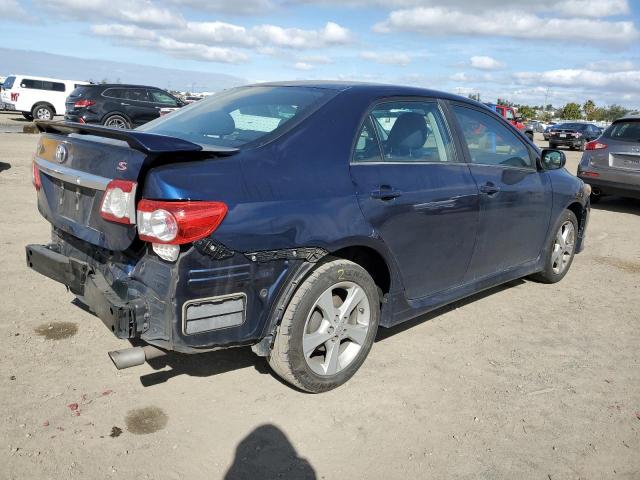 5YFBU4EE8DP218966 - 2013 TOYOTA COROLLA BASE BLUE photo 3