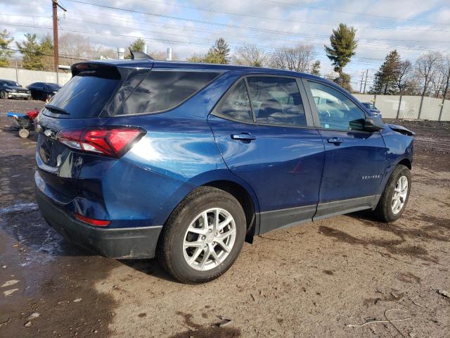 3GNAXHEG0PL165765 - 2023 CHEVROLET EQUINOX LS BLUE photo 3