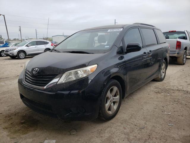 5TDKK3DC4CS187821 - 2012 TOYOTA SIENNA LE BLACK photo 1