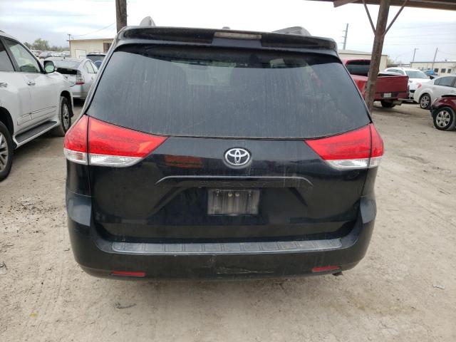 5TDKK3DC4CS187821 - 2012 TOYOTA SIENNA LE BLACK photo 6