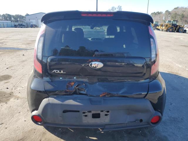 KNDJN2A21E7053712 - 2014 KIA SOUL BLACK photo 6