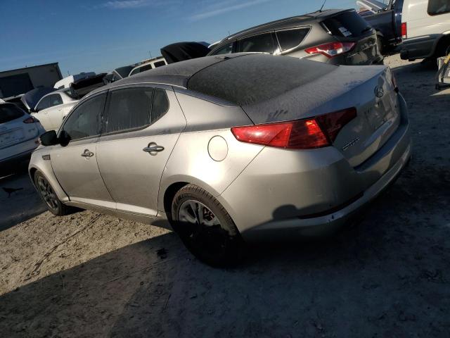 5XXGN4A77DG096958 - 2013 KIA OPTIMA EX SILVER photo 2