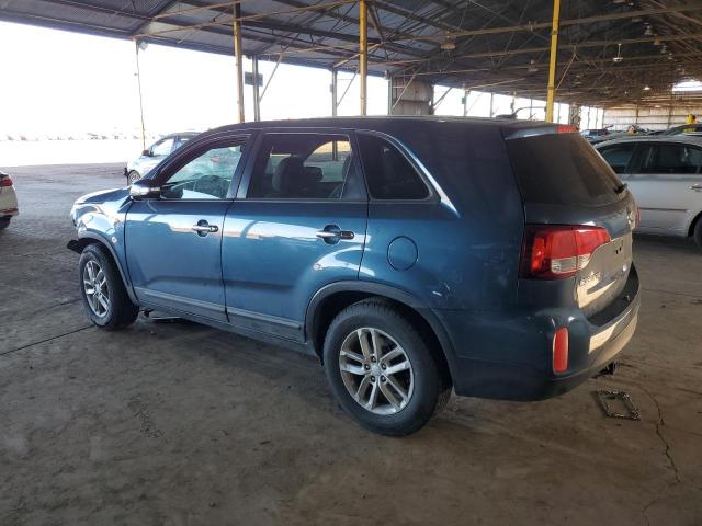 5XYKT3A62FG553319 - 2015 KIA SORENTO LX BLUE photo 2