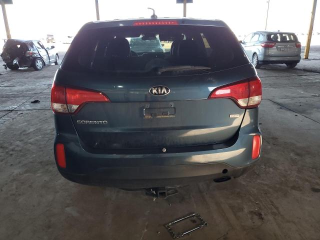 5XYKT3A62FG553319 - 2015 KIA SORENTO LX BLUE photo 6